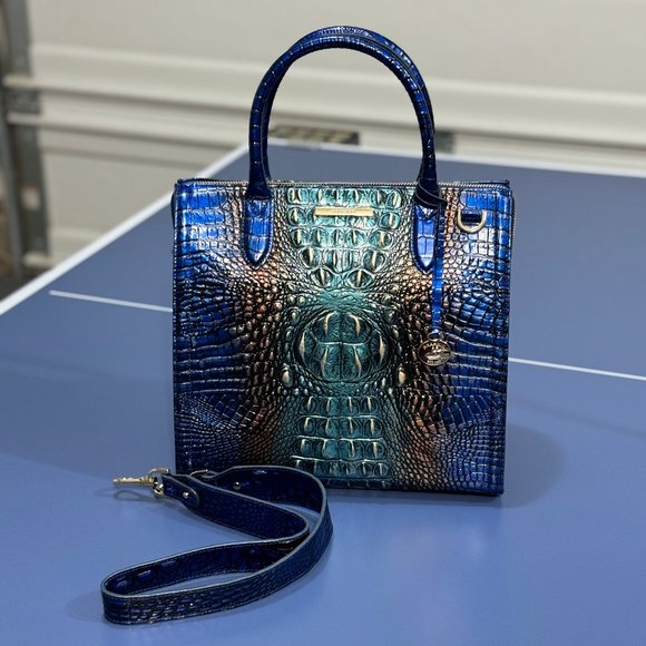 Brahmin Caroline Satchel Fortune Ombre- Used - Picture 3 of 11